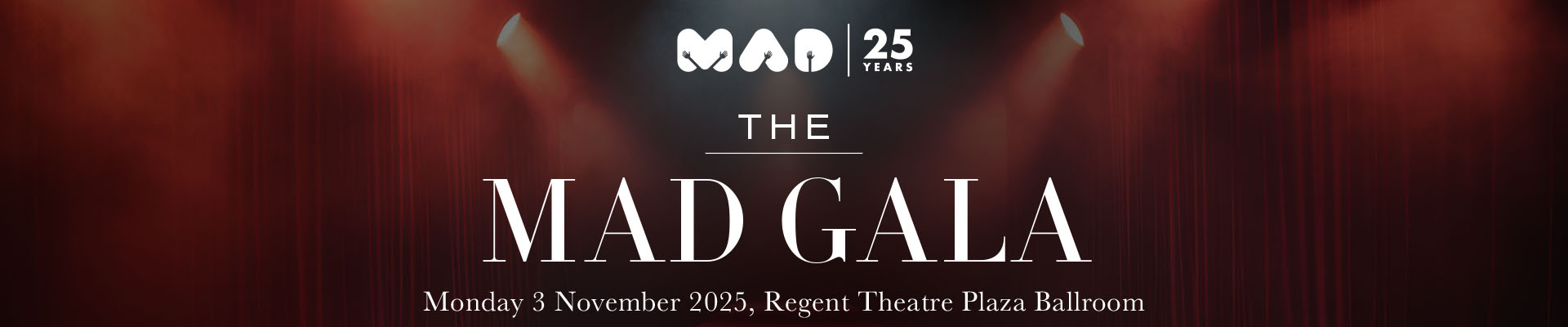 MAD GALA website banner